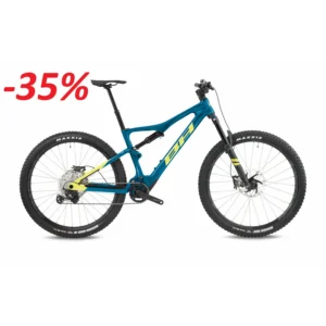 Bicicleta e-MTB BH iLynx Trail Carbon 8.6 sobre fondo blanco
