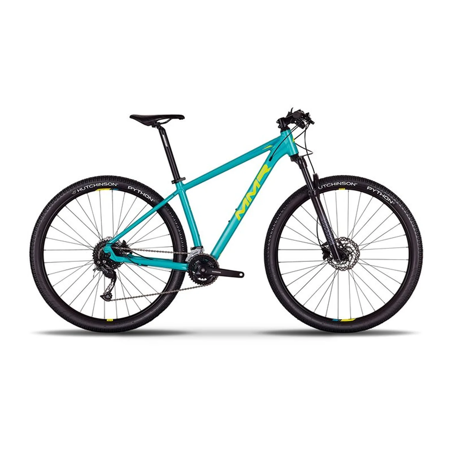 Bicicleta MTB MMR Woki 50 2021 color Aquamarine sobre fondo blanco