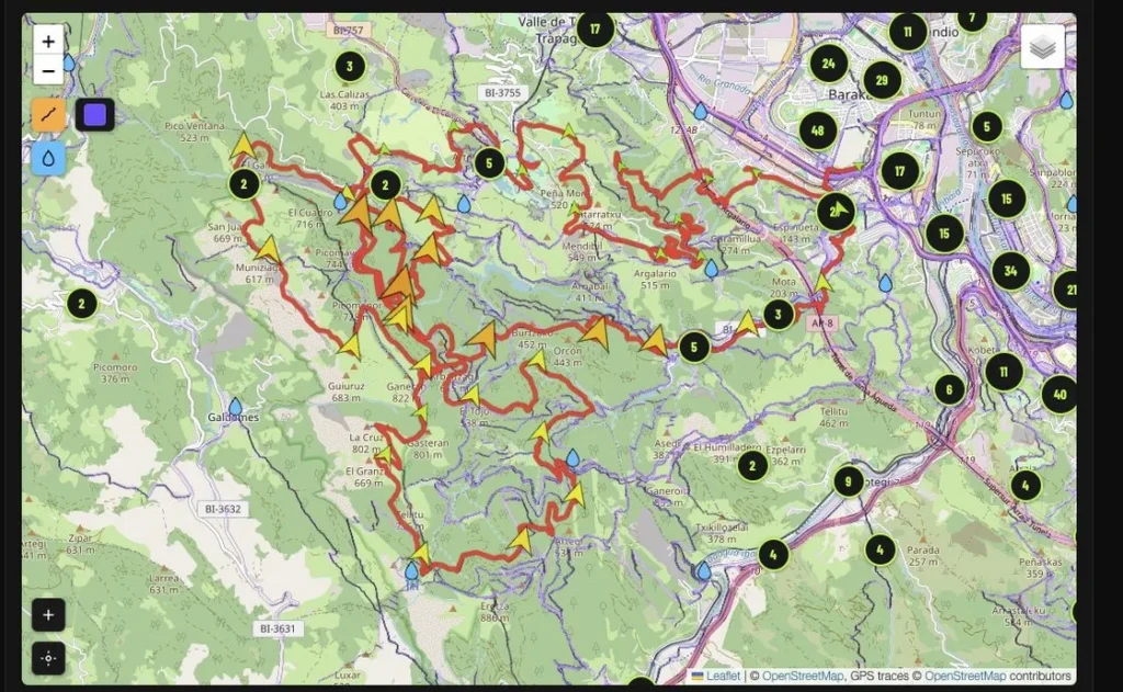 App de BiciLAB: planificador de rutas con mapa