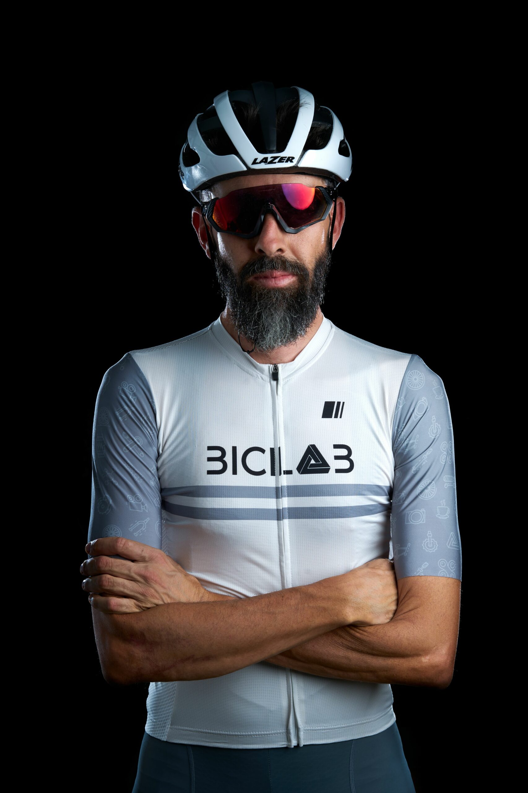 MAILLOT M/CORTA BLANCO BICILAB - Imagen 5